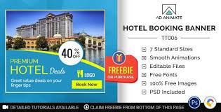 Tour Travel Hotel Booking Banner Tt006 Tourism Travel Hotel Deals Premierdesigns Booking Ad Banner Desig Travel Hotels Hotel Animated Banner Ads