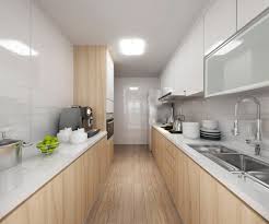 A coat of white paint can brighten up the room, and exposed shelving will make it feel more open. 6 Interesting Kitchen Layouts And Their Benefits