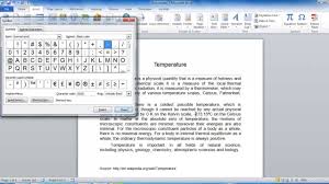 Check spelling or type a new query. How To Insert Degree Symbol And Other Symbols In Word Youtube