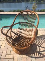 Vintage Rattan Swivel Rocking Chair Rattan Rocking Chair Swivel Rocking Chair Outdoor Dining Chair Cushions