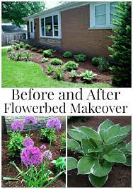 Front Flowerbed Makeover Front Flowerbed Flower Beds Landscape Design