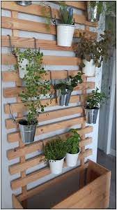 47 Hanging Shelves Herb Garden Ideas 76 Homydepot Com Small Herb Garden On The Balcony A Herb Ga Small Herb Gardens Hanging Herb Gardens Herb Garden Wall