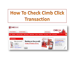 To start, open the binance app for android or iphone and tap on funds. you'll now be taken to a page detailing all your past transactions. How To Check Cimb Click Transaction History
