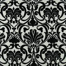 Black And White Pattern Upholstery Fabric Nouve Domino Black White Chenille Damask 1502 Fabrics Damask Upholstery Fabric Black And White Black And White Aesthetic