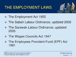 This labour ordinance has been enforced by the labour department with effect from 1 oct. Labour Law Malaysia Contact