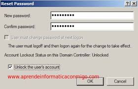 How to retrieve deleted user account in active directory. Windows Server 2008 Resetear La Password Y Desbloquear Una Cuenta De Usuario Aprende Informatica Conmigo