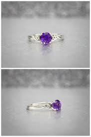 Let S Make The Case For Amethyst Engagement Rings A Delicate Celtic Knot Shank With Amethyst Ring Engagement Non Diamond Engagement Rings Celtic Wedding Rings