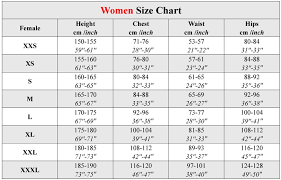 Size Chart Bibi Products Llc
