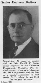 Erie Railroad Magazine Employee Master Index