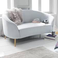 Curved Loveseat Small Couch In Bedroom Love Seat Furniture