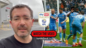 James Hunter reacts to Sunderland's final day win at Preston