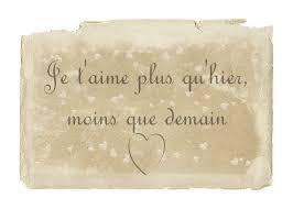 I Love You More Than Yesterday And Less Than Tomorrow In French Gael S Crafty Treasures French Love Quote Printables French Love Quotes French Love Phrases Love Phrases