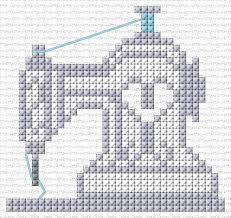 Browse our huge selection of sewing patterns from independent designers! Sewing Machine Cross Stitch Pattern