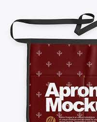 Apron Mockup In Apparel Mockups On Yellow Images Object Mockups
