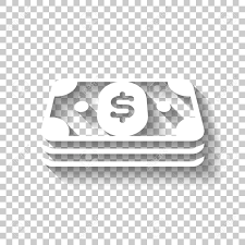 Search more than 600,000 icons for web & desktop here. Pack Of Dollar Money Or Vouchers Business Icon White Icon With Shadow On Transparent Background Royalty Free Cliparts Vectors And Stock Illustration Image 109972075