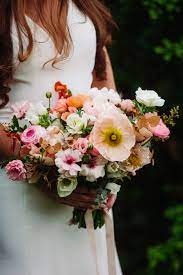 Poppy Bridal Bouquet Bridal Bouquet Flowers Spring Flower Bouquet Ranunculus Bridal Bouquet