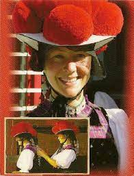 Germany National Costumes Black Forest Red Hats National Costumes German Folk Costume Red Hats