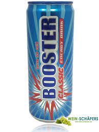 Need a quick energy boost to get you through the day? Booster Energy Drink Original 24 Dosen A 330 Ml 7 92 Liter Wein Schapers