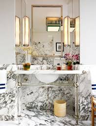 This Prewar Apartment Went From Fussy To Fabulous With A Modern Update In 2020 White Marble Bathrooms House Interior White Bathroom