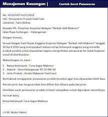 The collection that comprising chosen picture and the best amongst others. Contoh Surat Penawaran Harga Barang Jasa Dan Kerjasama Keuangan Laporan Keuangan Pimpinan