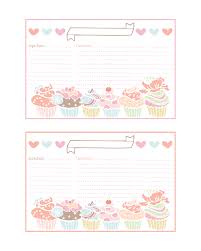 Cupcake Recipe Cards And More All Free The Cottage Market Printable Recipe Cards Recipe Cards Template Recipe Cards