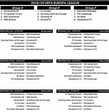Check spelling or type a new query. Calendario Y Horarios De La Europa League 2018 19 As Com