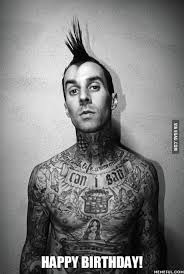 Travis Barker Blink 182 Drummer 9gag