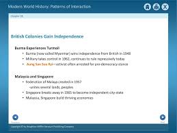 I may not have secured a seat in scotland's parliament, but i did play my part in stopping the separatist scottish nationalist party from gaining an outright so, there will not be a second independence referendum in the lifetime of this parliament. The Colonies Become New Nations 1945 Present Ppt Download