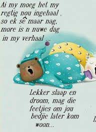Lekker Slaap Good Night Quotes Goeie Nag Afrikaans