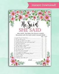 Bridal Shower Spiel Er Sagte Sie Sagte Wer Es Sagte Rosa Pfingstrosen Floral Sofort Druckbare Digital Download Diy Bridal Shower Ausdrucke Spielideen Fur Brautpartys Bridal Shower Brunch Rosa Pfingstrosen