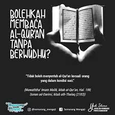 Menyentuh al qur'an tanpa wudhu. Pin Oleh Kenny Kenia Alejandra Di Nasehat Diri Motivasi Quran Membaca