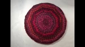 May 01, 2018 · on knit half circle skirts i fold up only once, and then use a double needle to sew the hem. How To Knit A Flat Round Circle Youtube