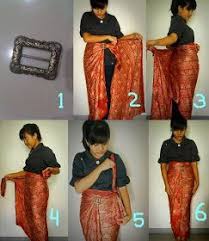 Siminyun S Story Cara Pakai Kain Batik Sebagai Rok Wanita Kain Pakaian Wanita
