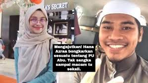 Pu abu bersama isteri baru. Hana Azraa Bongkarkan Status Suami Dan Bekas Isteri Dedahkan Pu Abu Dan Ain Rujuk Lepas Dua