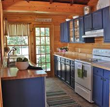 Swiss Chalet Style Log Cabin Kitchens Cottage Kitchen Cabinets Cabin Style Homes