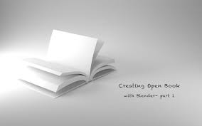 Creating Open Book With Blender Part 1 Blender Tutorial Blender 3d Blender