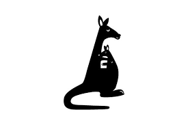 Download Kangaroo And Baby Kangaroo Embracing Svg Cut File By Creative Fabrica Crafts Creative Fabrica