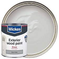 The best exterior wood paint can give your outdoor furniture, buildings and doors a bright, bold new look. Wickes Exterior Gloss Storm Grey 750ml Wickes Co Uk