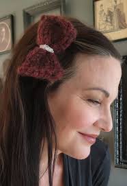 Hand Knit Hair Bow