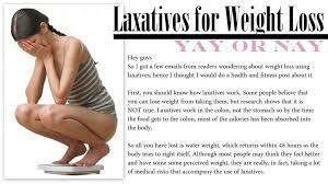 Using laxatives can lead to dehydration. Laxatives For Weight Loss Weightlosslook
