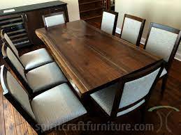Brand new industrial kitchen dining table set with 2 benches vintage retro rustic brown home wooden furniture seating & chairs. Custom Solid Wood And Live Edge Dining Conference Tables