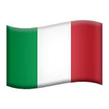 Die italienische flagge ist eine vertikale trikolore und zeigt in der mitte das nationale emblem. Flagge Von Italien Emoji Bedeutung Kopieren Und Einfugen