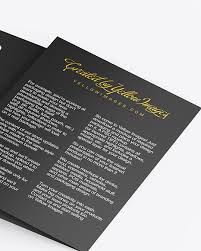 Download Brochure Mockup In Stationery Mockups On Yellow Images Object Mockups PSD Mockup Templates