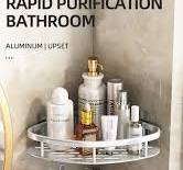 Bathroom Shower Corner Shelf Rack Shower Gel Bottles Facial ...
