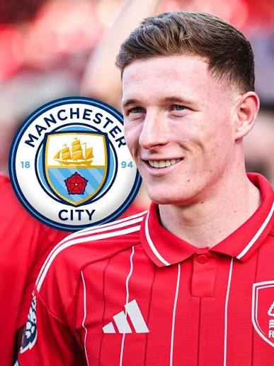 🚨 HERE WE GO : Manchester City pecahkan rekor transfer termahal Inggris  dengan mendatangkan Elliot Anderson (23/DM/🏴󠁧󠁢󠁥󠁮󠁧󠁿), dengan harga  £116 juta (€134 juta) tanpa bonus tambahan. 🤯 Anderson hari ini meminta  Forest