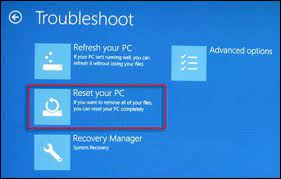 There are two ways to access the reset option: Hp Pcs Resetting Your Pc To Resolve Problems Windows 8 Hp Customer Support