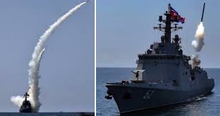 Footage Shows North Korean Destroyer Setting Global Record Firing 12 Cruise Missile Salvo During Exercise