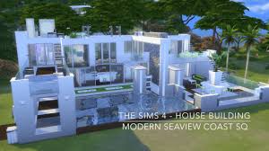 The Sims 4 House Building Modern Seaview Coast Sq Sims 4 House Building Sims 4 Houses Sims 4 House Design