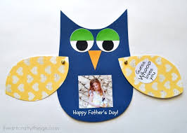 Free owl miss you printable templat. Kids Craft Diy Father S Day Card I Heart Crafty Things