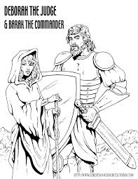 Deborah is another sheet in our new bible heroes coloring book. Deborah Judges Bible Coloring Pages